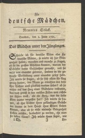 Neuntes Stück