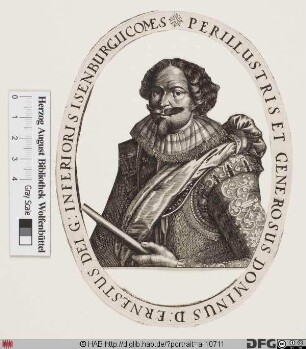 Bildnis Ernst Graf von Isenburg u. Grenzau