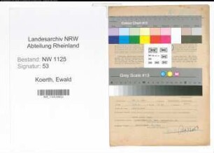 Entnazifizierung Ewald Koerth , geb. 22.05.1895 (Tierarzt)