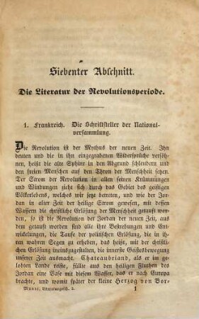 Allgemeine Literaturgeschichte. 3, Die Literatur der Revolutionsperiode (Neunzehntes Jahrhundert)
