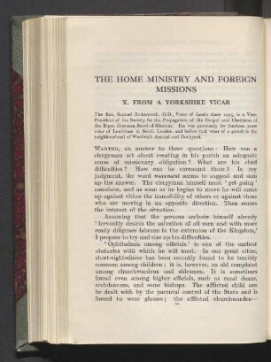 The home ministry and foreign missions