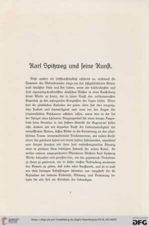 Karl Spitzweg und seine Kunst