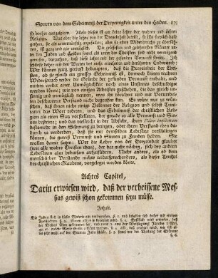 879-926, Achtes Capitel