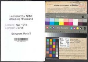 Entnazifizierung Rudolf Schopen , geb. 01.10.1902 (Brauer)