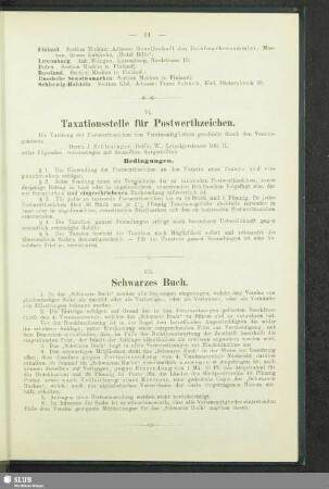 VII. Schwarzes Buch