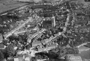 Altstadt von Osterburg (Altmark) : Blickrichtung Süden