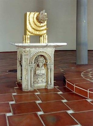 Schneider - Esleben, Paul; Düsseldorf, Rochusmarkt 5; Kath. Kirche St. Rochus, Sanierung und Umgestaltung - Tabernakel