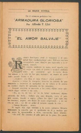 "El amor salvaje"