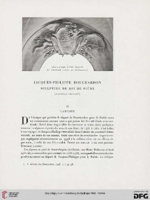5. Pér. 11.1925: Jacques-Philippe Bouchardon, [2] : sculpteur du roi de Suède