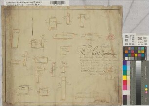 Plan géométrique (Güsten 1806) Grundstücksplan