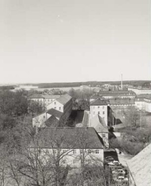 Wermsdorf, Ortsteilansicht, Blick vom Wasserturm nach Westen