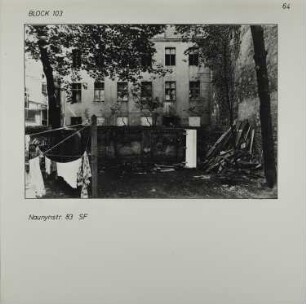 Fotografie: Naunynstr. 83, 1983
