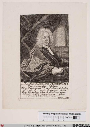 Bildnis Adam Balthasar Werner (1713 von)
