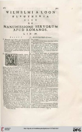 De manumissione Servorum apud Romanos
