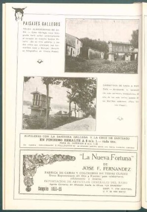 [Vista de] Veloy. Alrededores de Sada. : Casa labriega, cuya fotografía hará saltar violentamente el corazón de nuestro Suárez Picallo. [...]