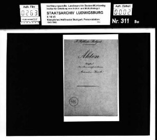 Herb, Amalie (*08.02.1849 in Stuttgart); Damenschneiderin