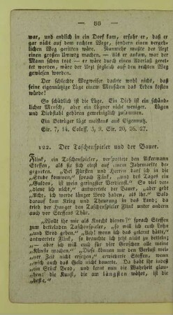 122. Der Taschenspieler und der Bauer