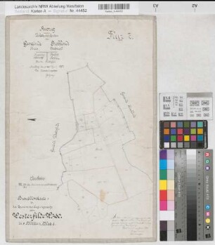 Westerfilde (Dortmund), Zusammenlegung Westerfilde, Bl. 6 Brouillonkarte Frohlinde Flur 7