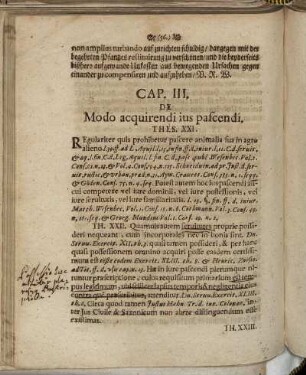 Cap. III. De Modo acquirendi ius pacendi.
