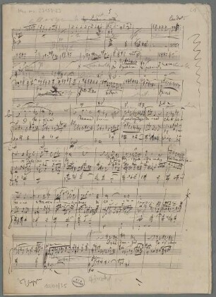 Cenerentola, Excerpts. Sketches - BSB Mus.ms. 23153-23 : [without title]