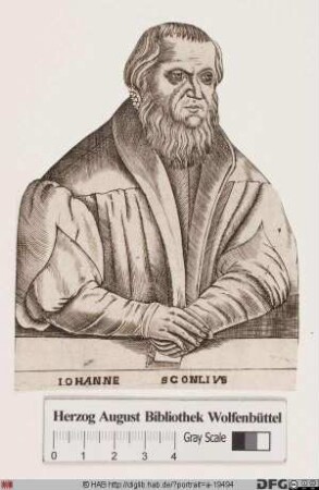 Bildnis Johannes Schöner (lat. Schonerus)