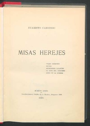 Misas herejes