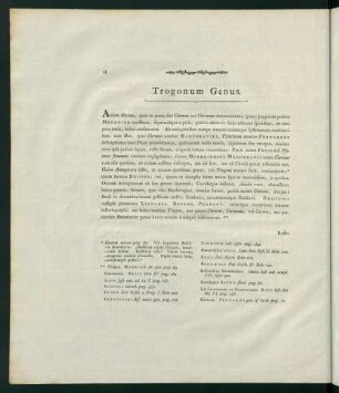 28-32, Trogonum Genus
