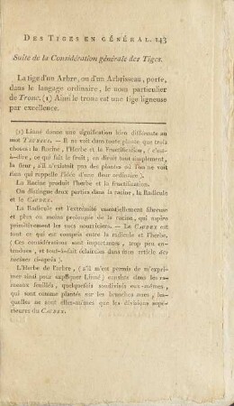 Suite de la Considération générale des Tiges.