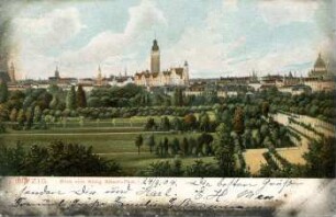 Leipzig: Blick vom König Albert-Park