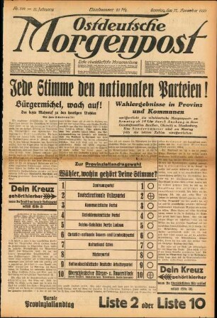 Ostdeutsche Morgenpost