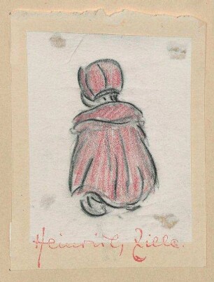 Kleines Mädchen in Rot