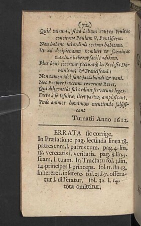 Errata sic corrige.