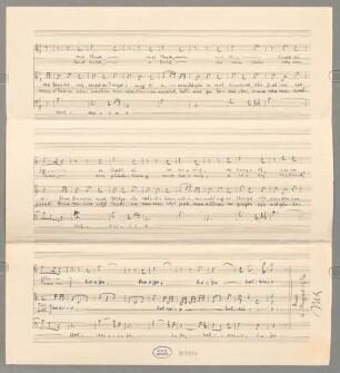 Tanzchor, Coro, Excerpts - BSB Mus.ms. 17079 : Tanzchor