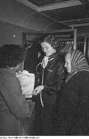 Konsumgenossenschaft. Fahrendes Kaufhaus, September/Oktober 1954