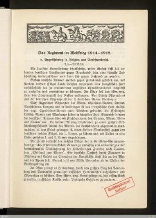 A. Angriffskrieg in Belgien und Nordfrankreich