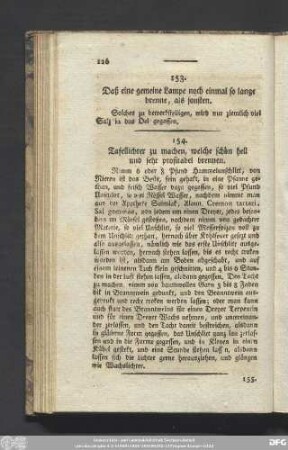 154. Tafellichter zu machen, welche schön hell und sehr profitabel brennen.