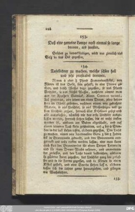 154. Tafellichter zu machen, welche schön hell und sehr profitabel brennen.