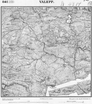 841 Valepp [Topographische Karte von Bayern 1:25.000 (Positionsblätter)]