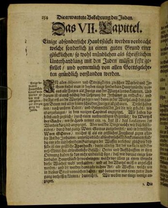 Das VII. Capittel. Einige absonderliche Haubtstücke werden vorbracht[...] - Das VIII. Capittel. Probe der Krafft der vorhergehenden Mittel vorgestellt[...]