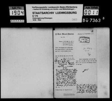 Stromversorgung der Gemeinden des Oberamts Künzelsau