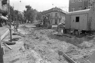 Ludwigsplatz. Umbau des westlichen Teils