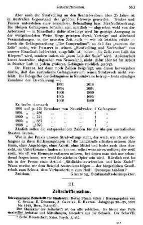 563-566, Schweizerische Zeitschrift für Strafrecht. Jahrgänge 20-25, 1907 bis 1912