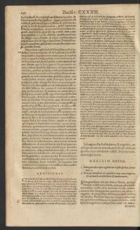 Decisio CXXXII.