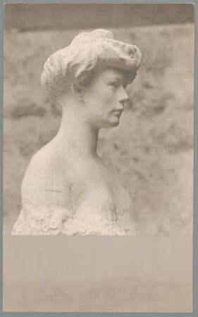 Porträt Mechtilde Fürstin Lichnowsky, 1909, Gips