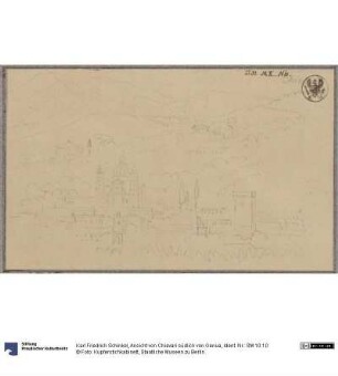 Ansicht von Chiavari südlich von Genua