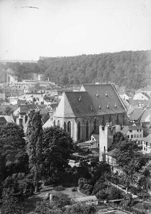 Weida, Blick auf Stadtkirche St. Marienund Stadt