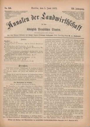 No. 45. Berlin, den 5. Juni 1872. XII. Jahrgang.