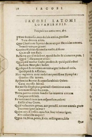 Jacobi Latomi Lovaniensis.