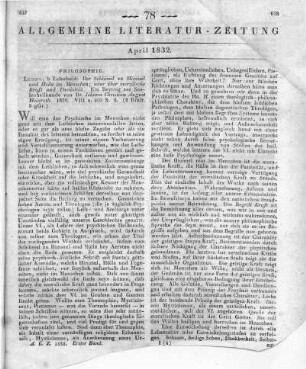 Heinroth, J. C. A.: Der Schlüssel zu Himmel und Hölle im Menschen oder Ueber moralische Kraft u. Passivität. Leipzig: Lehnhold 1829