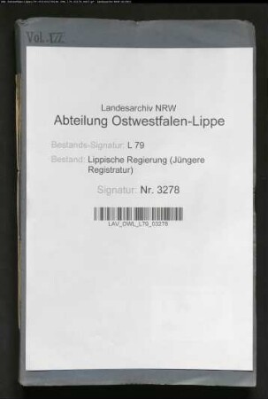 Anstellung, Besoldung und Versorgung der Wegeaufseher, Band 14